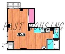 東京都中野区本町１丁目（賃貸マンション1R・1階・35.25㎡） その2