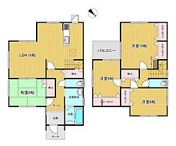 栗東市笠川　中古戸建 4LDKの間取り