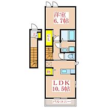 サニーヒルズV  ｜ 鹿児島県鹿児島市下田町737-2（賃貸アパート1LDK・2階・44.97㎡） その2