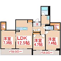 シャーメゾン大龍I棟  ｜ 鹿児島県鹿児島市大竜町6番地35（賃貸マンション3LDK・3階・76.95㎡） その2