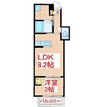 ドレッセ草牟田  ｜ 鹿児島県鹿児島市草牟田1丁目8番地2（賃貸マンション1LDK・3階・27.40㎡） その2