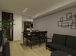 シャーメゾンエレガント 2階1LDKのリビング/ダイニング