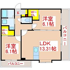 物件の間取り