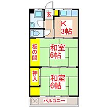 池島ハイツ  ｜ 鹿児島県姶良市池島町20番地14（賃貸アパート2K・2階・37.31㎡） その2