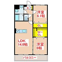 ブランニューＭ  ｜ 鹿児島県姶良市平松4434番地2（賃貸マンション2LDK・1階・64.35㎡） その2