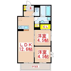 物件の間取り