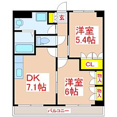 物件の間取り