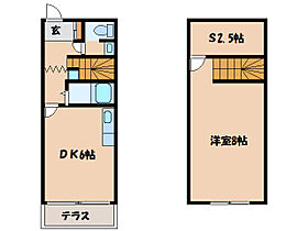 アークセブン　Ａ棟  ｜ 鹿児島県鹿屋市新川町653（賃貸テラスハウス1DK・1階・42.65㎡） その2