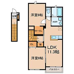 コンフォートヴィラ旭原　I号棟 2階