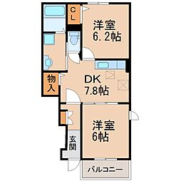 ブリッサ セレノ 1階/-