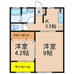 モンターニュB 1階