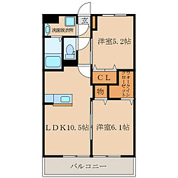 メゾンサンファミリー　II 2階/-