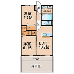 メルローズ寿北I 1階