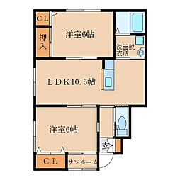 ボヌール旭原 A棟 1階