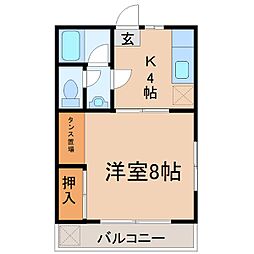 田代アパート 2階/-