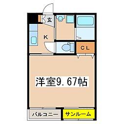 サンハイツ岡崎 K 1階