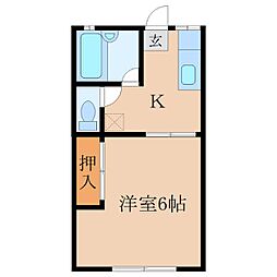 ユースハイツ 1階/-