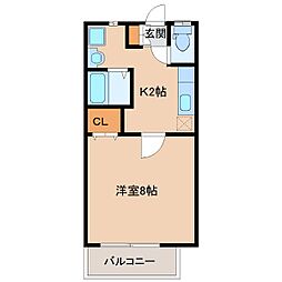 フェヴァリー D 1階/-
