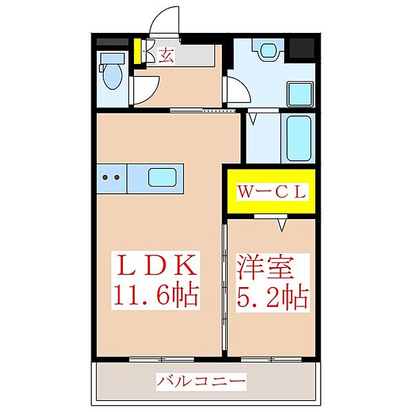 ＦＳ神宮 ｜鹿児島県霧島市隼人町神宮1丁目(賃貸マンション1LDK・1階・46.66㎡)の写真 その2