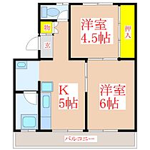 ＭＳハイツ　Ｂ棟  ｜ 鹿児島県霧島市隼人町内山田1819番地3（賃貸マンション2K・2階・38.84㎡） その2