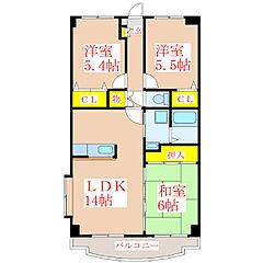物件の間取り