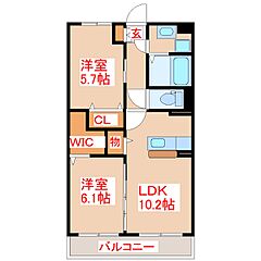 物件の間取り