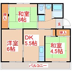 フォレストタウン川辺　Ｂ棟 3階