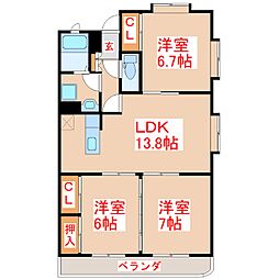 フェニックスハイツ B棟 1階
