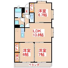 物件の間取り