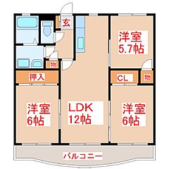 物件の間取り