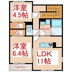 物件の間取り