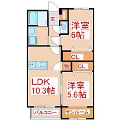 物件の間取り
