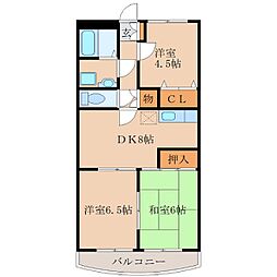 PADOLE2002 3DKの間取図画像