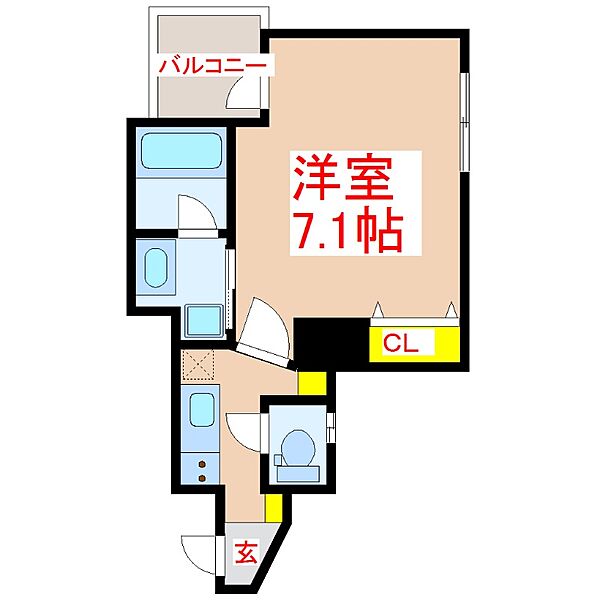 Emagency第一ビル ｜鹿児島県鹿児島市荒田1丁目(賃貸マンション1K・4階・24.00㎡)の写真 その2