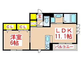 フェリシア  ｜ 鹿児島県鹿児島市東郡元町15番地5（賃貸アパート1LDK・1階・41.80㎡） その2