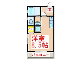 カーム郡元  ｜ 鹿児島県鹿児島市郡元3丁目13番地19（賃貸マンション1R・2階・22.68㎡） その2