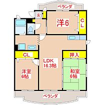 シャルム・秋  ｜ 鹿児島県鹿児島市紫原3丁目63番地17（賃貸マンション3LDK・2階・75.00㎡） その2