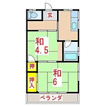 コーポさくら  ｜ 鹿児島県鹿児島市日之出町22-22（賃貸アパート2K・2階・33.12㎡） その2