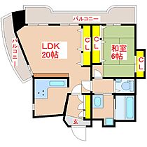 高ビル  ｜ 鹿児島県鹿児島市鴨池2丁目19-2（賃貸マンション1LDK・2階・66.60㎡） その2