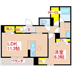 シャーメゾン モーベイン 1階