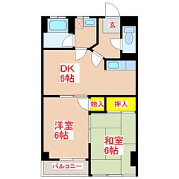 間取図画像 2DK