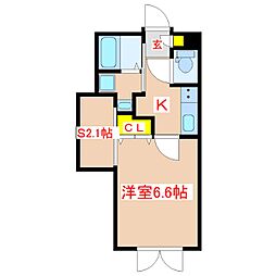 間取図画像 1SK