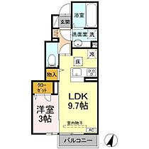 エ・リジエール　クラ 101 ｜ 長野県松本市井川城３丁目（賃貸アパート1LDK・1階・34.48㎡） その2