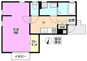 カーサ.ＳＢ  ｜ 長野県松本市中条（賃貸アパート1K・1階・33.64㎡） その2