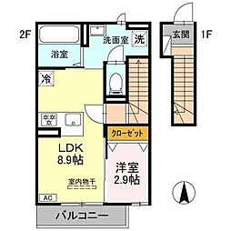 間取図画像 1LDK