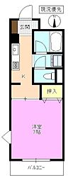石芝イン・北 1Kの間取図画像