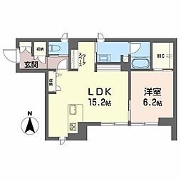 アトリエール桐 1LDKの間取図画像