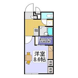 間取図画像 1K