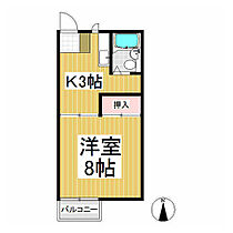 ひまわり  ｜ 長野県中野市大字草間（賃貸アパート1K・1階・26.00㎡） その2