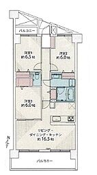 間取図画像 3LDK